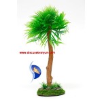 Plastik Bitki Tek Gövde Palmiye Ağacı (30 cm)